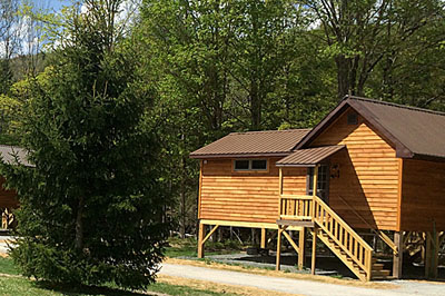 Updated Catskills rental cabins